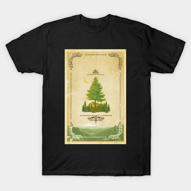 NATURAL FOREST T-Shirt by Showdeer